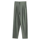 チャコールカーキ | タックテーパードパンツ パンツ タック テーパード テーパードパンツ | Pierrot