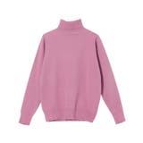 ピンク | プレミアムカシミヤタッチタートルニット ニット セーター | Pierrot