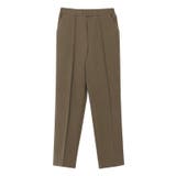 モカブラウン | カット起毛ピンタックテーパードパンツ パンツ ストレートパンツ レーヨン | Pierrot