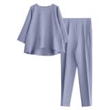 グレイッシュブルー | バックフレアセットアップ セットアップ パンツ | Pierrot