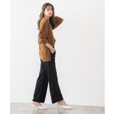 2typeから選べるリブカットソーパンツ リブパンツ カットソー セミフレア | Pierrot | 詳細画像8