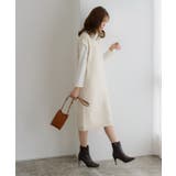 Vネックロングニットベスト ロングニット ベスト Vネック フレンチスリーブ | Pierrot | 詳細画像6 