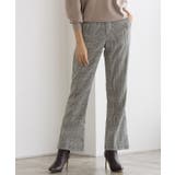 チェック柄セミフレアパンツ パンツ チェック チェック柄 セットアップ | Pierrot | 詳細画像4 