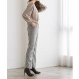 チェック柄セミフレアパンツ パンツ チェック チェック柄 セットアップ | Pierrot | 詳細画像5 