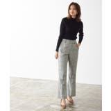 チェック柄セミフレアパンツ パンツ チェック チェック柄 セットアップ | Pierrot | 詳細画像8 