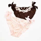 ローズレーシーフリルサイドリボンショーツ 下着 パンツ | PINK PINK PINK | 詳細画像1