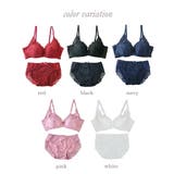ノンワイヤー脇高総レースブラ&ショーツガードルセット ブラジャー 下着 | PINK PINK PINK | 詳細画像3