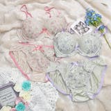 ブラ&ショーツセット 脇高プリント刺繍 ブラジャー | PINK PINK PINK | 詳細画像5 