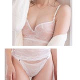 カップ付レースキャミソール&ショーツセット ブラトップ ブラキャミ | PINK PINK PINK | 詳細画像8