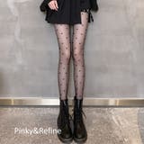 美脚ストッキング miniハート柄 セクシー | Pinky&Refine | 詳細画像4 