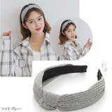 ジャージ素材 ターバンに見えるカチューシャ ヘッドアクセ | Pinky&Refine | 詳細画像3 