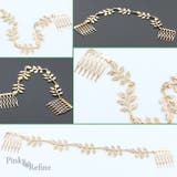 リーフ型ゴールド ヘアアクセ ヘアアクセ | Pinky&Refine | 詳細画像5