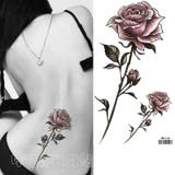 タトゥーシール 渋い紫セクシー薔薇 パープルローズ | Pinky&Refine | 詳細画像2 