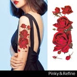 深紅の薔薇 タトゥーシール 真っ赤 | Pinky&Refine | 詳細画像1 