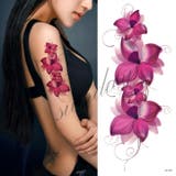 キレイ色の紫華 カッコいい タトゥーシール | Pinky&Refine | 詳細画像5 