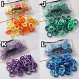 ヘアゴム リングゴム 100本セット | PlusNao | 詳細画像9 