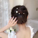 ヘアゴム 3本セット フェイクパール | PlusNao | 詳細画像2 