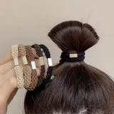 ヘアゴム 髪ゴム ツイスト編みデザイン | PlusNao | 詳細画像3 