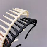 カチューシャ コーム付き レディース | PlusNao | 詳細画像7 