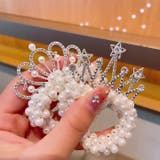 ヘアゴム シュシュ ティアラ付き | PlusNao | 詳細画像3 