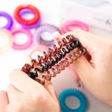 スプリングヘアゴム 同色10本セット レディース | PlusNao | 詳細画像3 