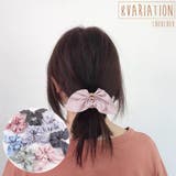 シュシュ リボン ヘアアクセサリー | PlusNao | 詳細画像1 