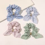 シュシュ リボン ヘアアクセサリー | PlusNao | 詳細画像3 