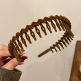 カチューシャ コーム付き ベロア調 | PlusNao | 詳細画像11