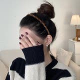 カチューシャ コーム付き ベロア調 | PlusNao | 詳細画像5