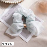 リボン付きシュシュ ヘアゴム 髪留め | PlusNao | 詳細画像19 