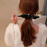 シュシュ リボン ヘアアクセサリー | PlusNao | 詳細画像4 