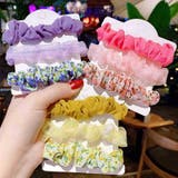 シュシュ 3個セット ヘアゴム | PlusNao | 詳細画像4 