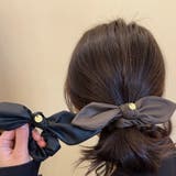 シュシュ ヘアゴム リボン | PlusNao | 詳細画像2