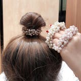ヘアゴム レディース フェイクパール | PlusNao | 詳細画像2 