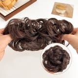 ポイントウィッグ お団子ウィッグ ヘアゴム | PlusNao | 詳細画像4