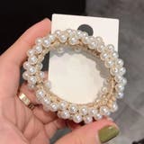 ヘアゴム ビーズシュシュ ヘアアクセサリー | PlusNao | 詳細画像4