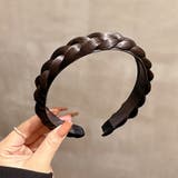 三つ編みカチューシャ ヘアアクセサリー レディース | PlusNao | 詳細画像10 