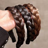 三つ編みカチューシャ ヘアアクセサリー レディース | PlusNao | 詳細画像6 