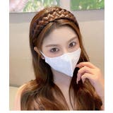 三つ編みカチューシャ ヘアアクセサリー レディース | PlusNao | 詳細画像3 