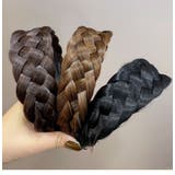 三つ編みカチューシャ ヘアアクセサリー レディース | PlusNao | 詳細画像9 