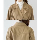 トレンチコート ツイルコート ロングコート | PlusNao | 詳細画像14 