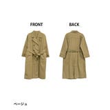 トレンチコート ツイルコート ロングコート | PlusNao | 詳細画像18 