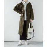 トレンチコート ツイルコート ロングコート | PlusNao | 詳細画像6 