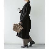 トレンチコート ツイルコート ロングコート | PlusNao | 詳細画像9 
