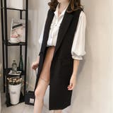 ロングベスト ジレ コート | PlusNao | 詳細画像5 