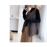 ボアベスト レディース あったか | PlusNao | 詳細画像13