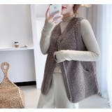 ボアベスト レディース あったか | PlusNao | 詳細画像6