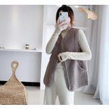 ボアベスト レディース あったか | PlusNao | 詳細画像9