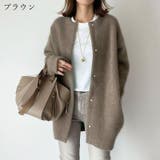 ノーカラーコート レディース 女性 | PlusNao | 詳細画像3