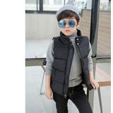 中綿入りベスト ダウン風ベスト アウター | PlusNao | 詳細画像2 